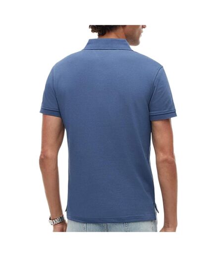 Polo bleu homme tommy hilfiger regular