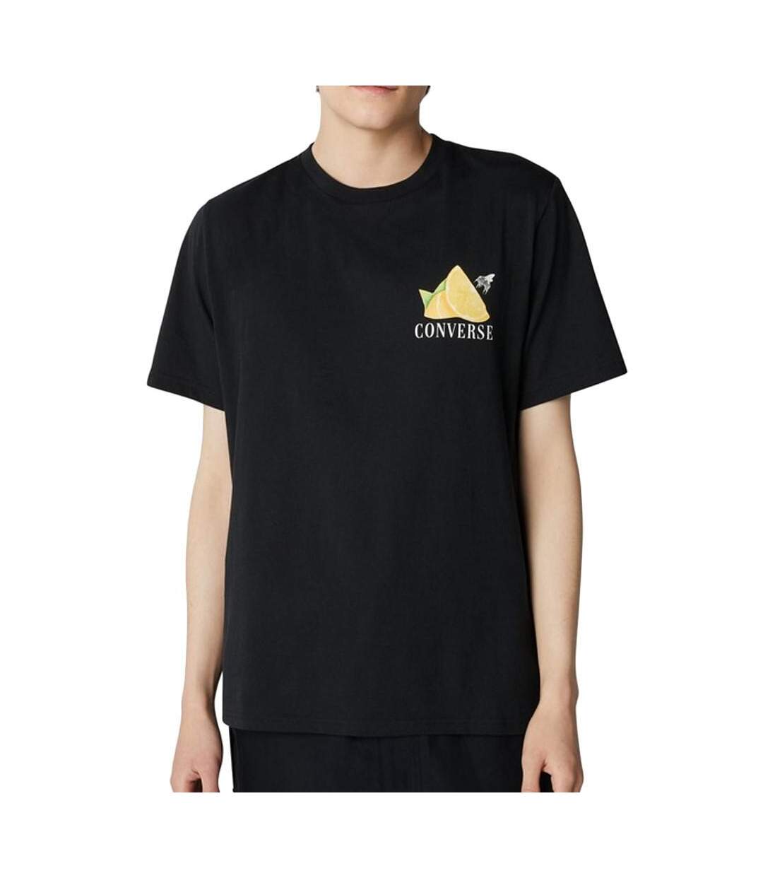 T-shirt Noir Homme Converse Fresh Lemon - L