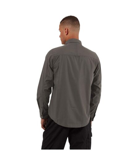 Mens Expert Kiwi Long-sleeved Shirt Carbon Grey Craghoppers