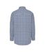 Mens Badge Flannel Pocket Shirt Blue Tommy Jeans-3