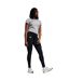 Womens/ladies Vapodri Full Length Leggings Jet Black Canterbury-1