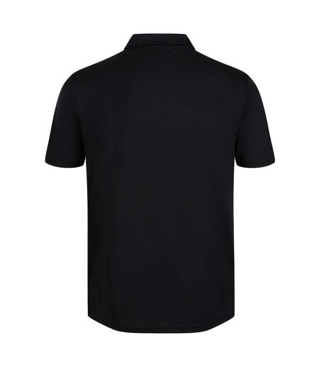 Mens recycled polo shirt black Regatta