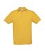 Polo manches courtes - homme - PU409 - jaune gold