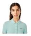 Polo Manches Courtes L.12.d Femme Turquoise Pâle Lacoste-4