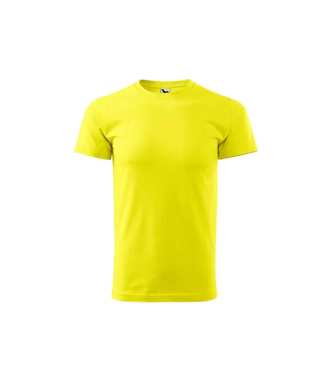 Mens Basic T-shirt Yellow Adler-3