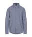 Trespass Mens Yafforth Cotton Shirt (Blue Check)