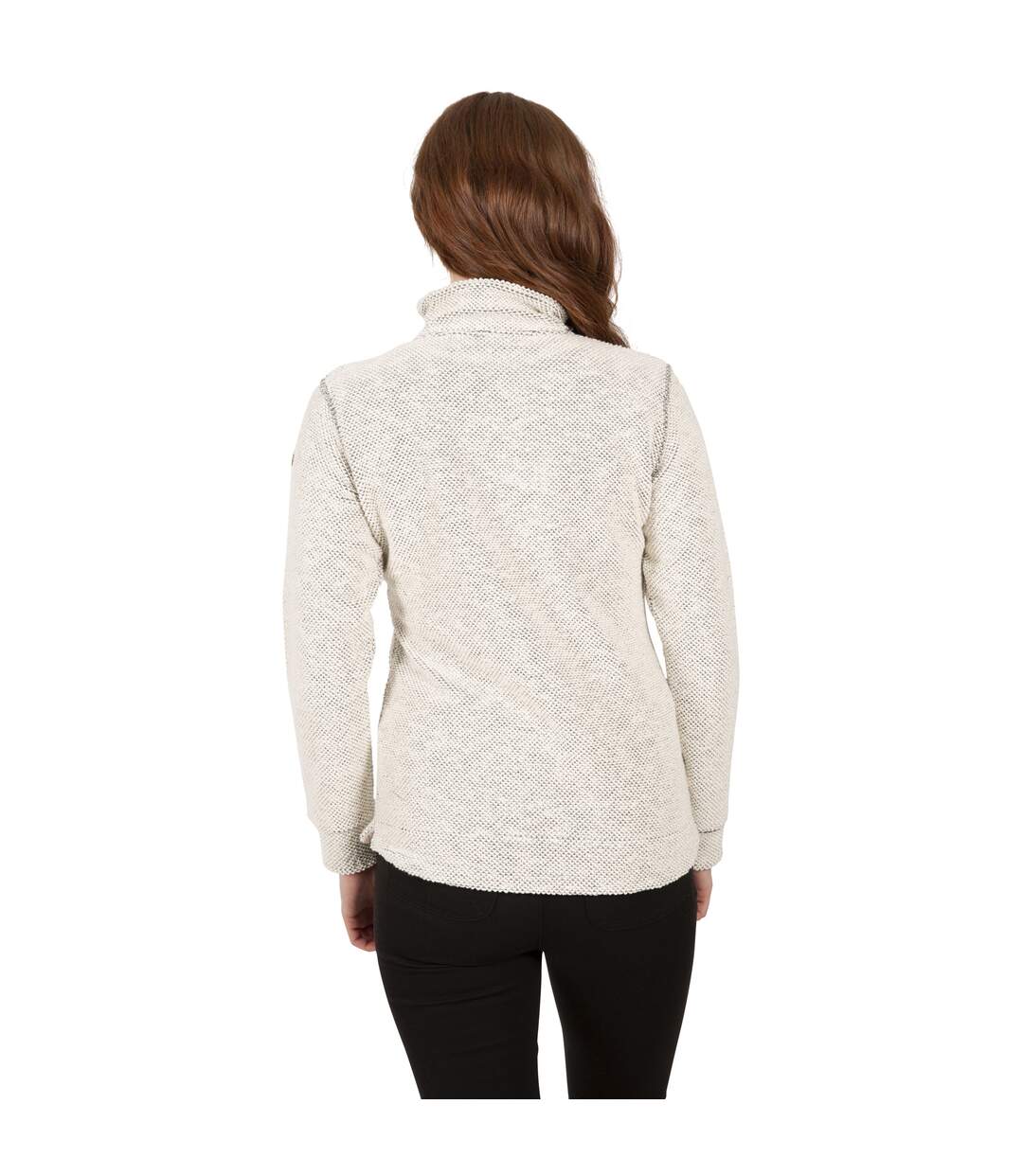 Haut Polaire Ronette Femme Blanc Cassé Trespass-4