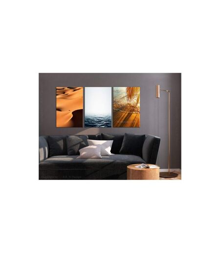 Tableau Imprimé Sand & Water 3 Panneaux 60x120cm