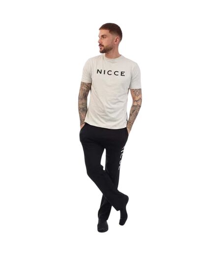 Mens Aderyn Cotton Loungewear Set Black Nicce