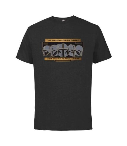 Star Wars: The Mandalorian - T-shirt ROW OF HELMETS - Adulte (Noir) - UTHE1710