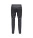 Mens Plaid Slim Chinos Grey Only-3