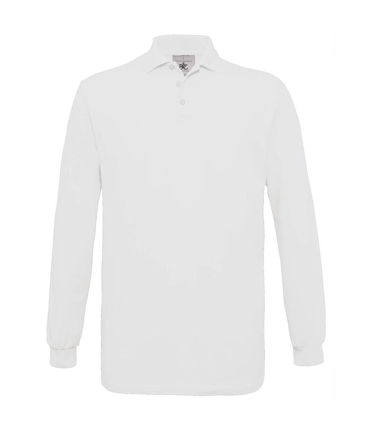 B&C Safran - Polo à manches longues - Homme (Blanc) - UTRW3005