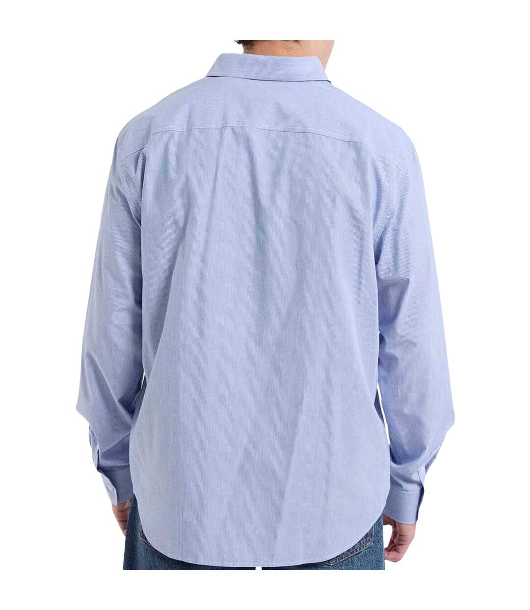 Chemise Motif/style Rayé Homme Bleu Blanc Guess-2