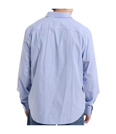 Chemise Motif/style Rayé Homme Bleu Blanc Guess