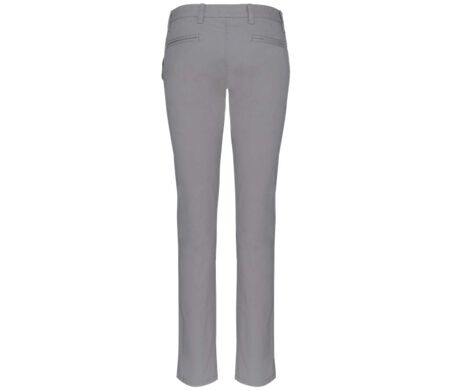 Pantalon chino - Femme - PAT741 - gris clair fine