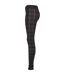 Womens/ladies Soft Checked Leggings Black Urban Classics-3