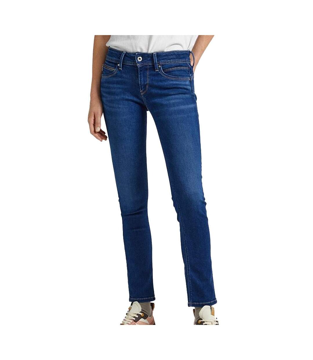 Jean Slim Bleu Foncé Femme Pepe Jeans New Brooke PL204165CQ5 - W26-L30-1