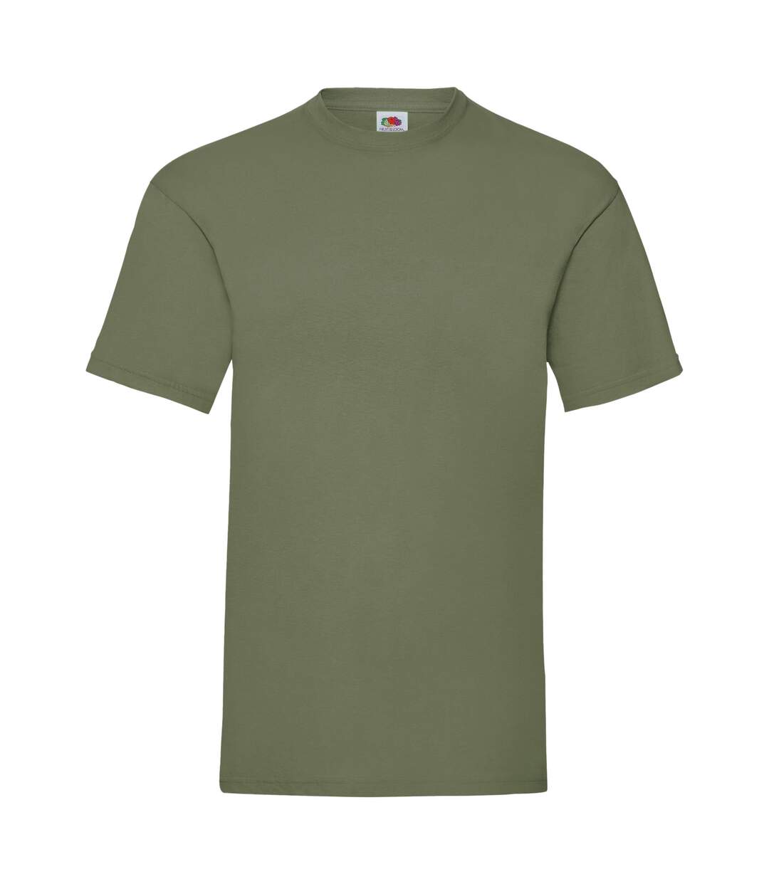 T-shirt manches courtes homme vert kaki Fruit of the Loom