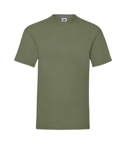 Fruit Of The Loom Mens Valueweight Short Sleeve T-Shirt (Classic Olive) - UTBC330