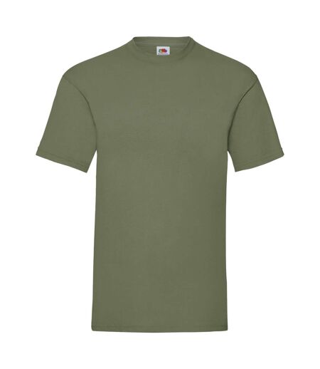 Fruit Of The Loom Mens Valueweight Short Sleeve T-Shirt (Classic Olive) - UTBC330