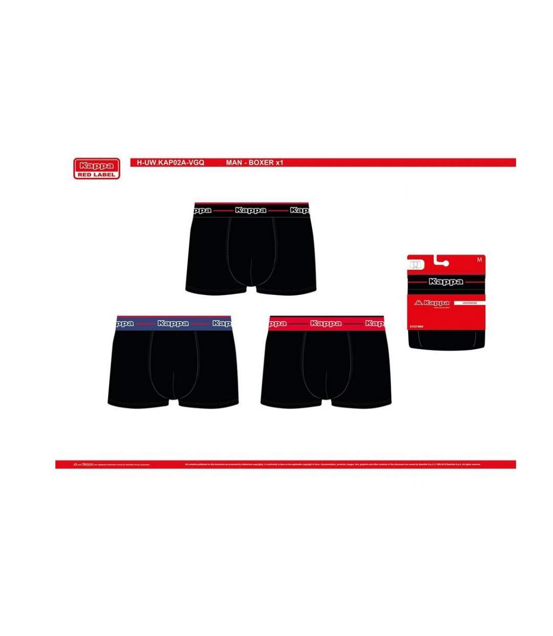 Boxer homme KAPPA - Pack de 6-4