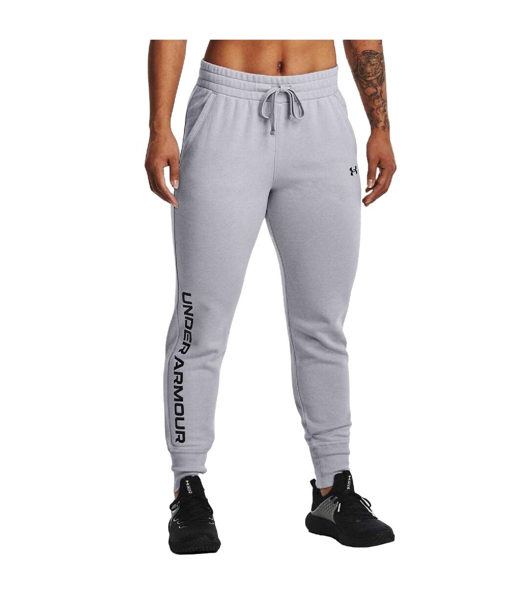 Pantalon De Jogging Rival Femme Gris Under Armour-4