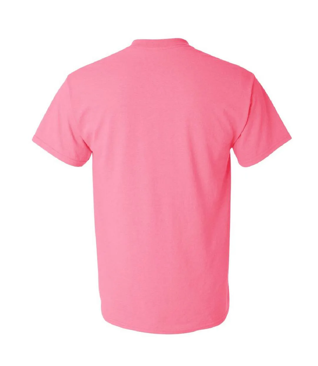 T-shirt À Manches Courtes Homme Rose Sécurité Gildan-2