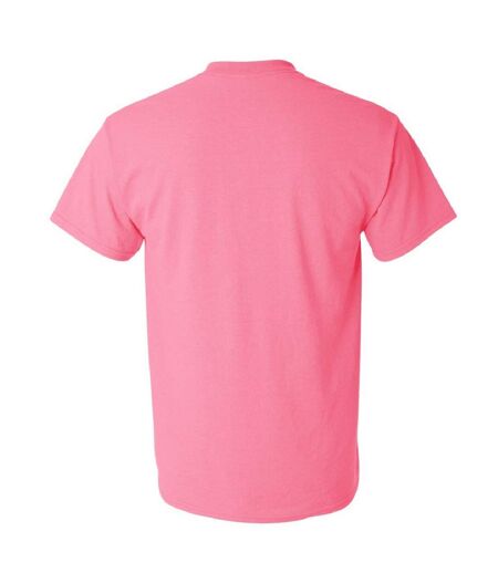 T-shirt À Manches Courtes Homme Rose Sécurité Gildan