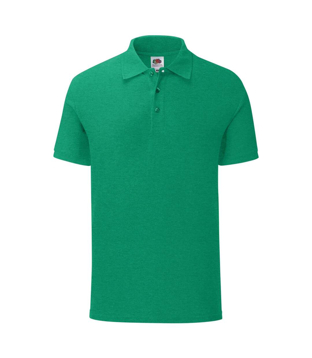 Fruit Of The Loom Mens Iconic Pique Polo Shirt (Heather Green) - UTPC3571