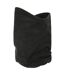 Unisex adult fleece windproof neck gaiter one size black Mountain Warehouse