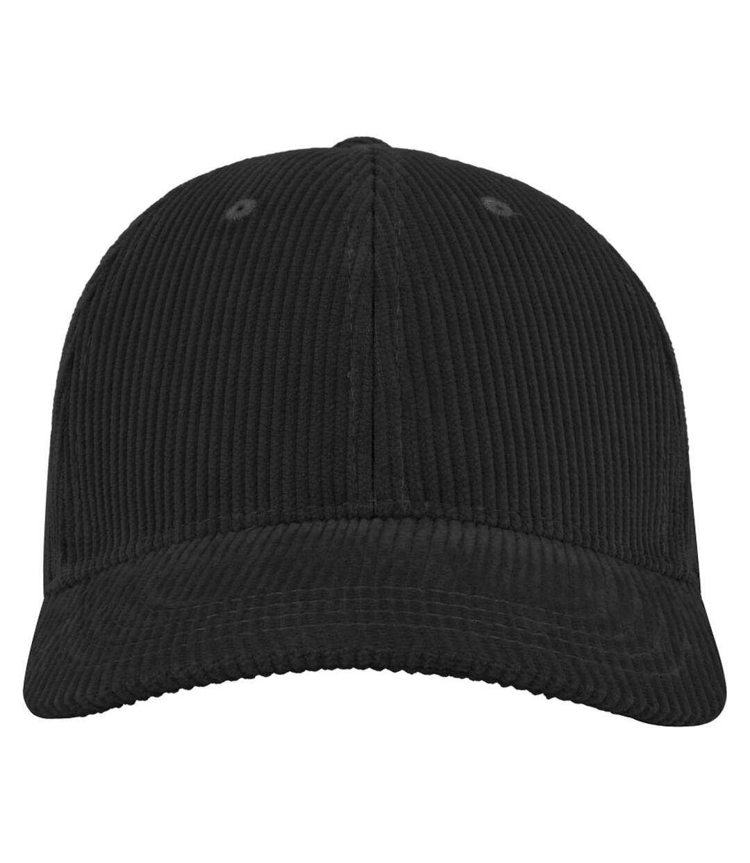 Casquette De Baseball Cordy Noir Atlantis Headwear-3