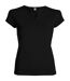 Womens/ladies Belice T-shirt Black Roly-1