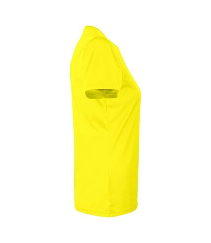 Clique Womens/Ladies Basic Active T-Shirt (Visibility Yellow) - UTUB264