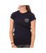 T-Shirt marine femme superdry athletic - l-1