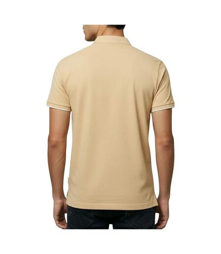 Polo beige homme lee cooper glc2047