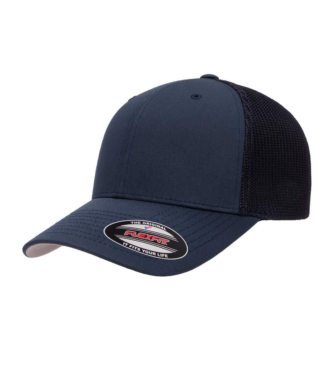 Casquette trucker flexfit adulte marine Yupoong-3