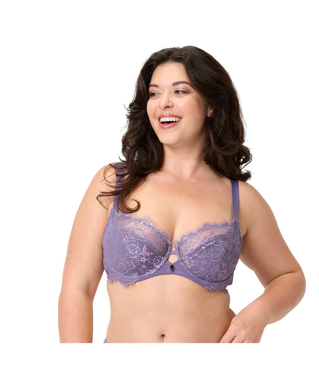 Soutien-gorge armatures grand maintien violet Aromatique-2