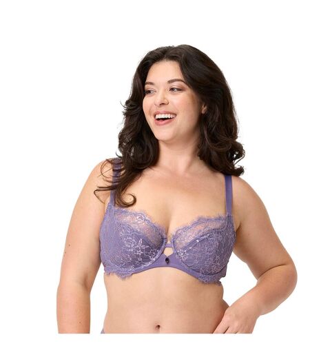 Soutien-gorge armatures grand maintien violet Aromatique
