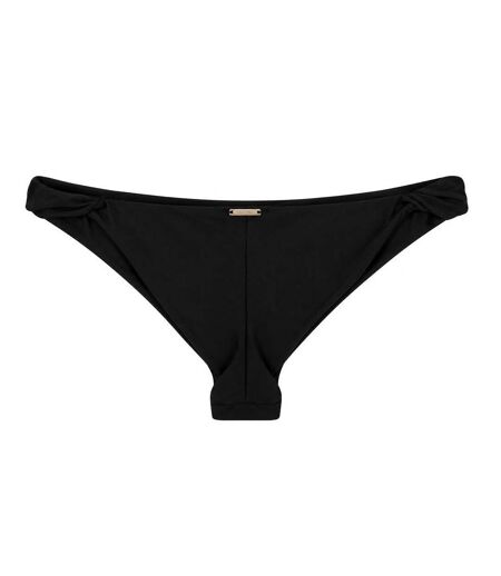 Bas de maillot de bain noir femme grain de sable signature