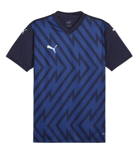 Mens Teamglory Jersey T-shirt Navy White Puma