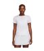 Womens/ladies One Dri-fit Standard Top White Nike-2