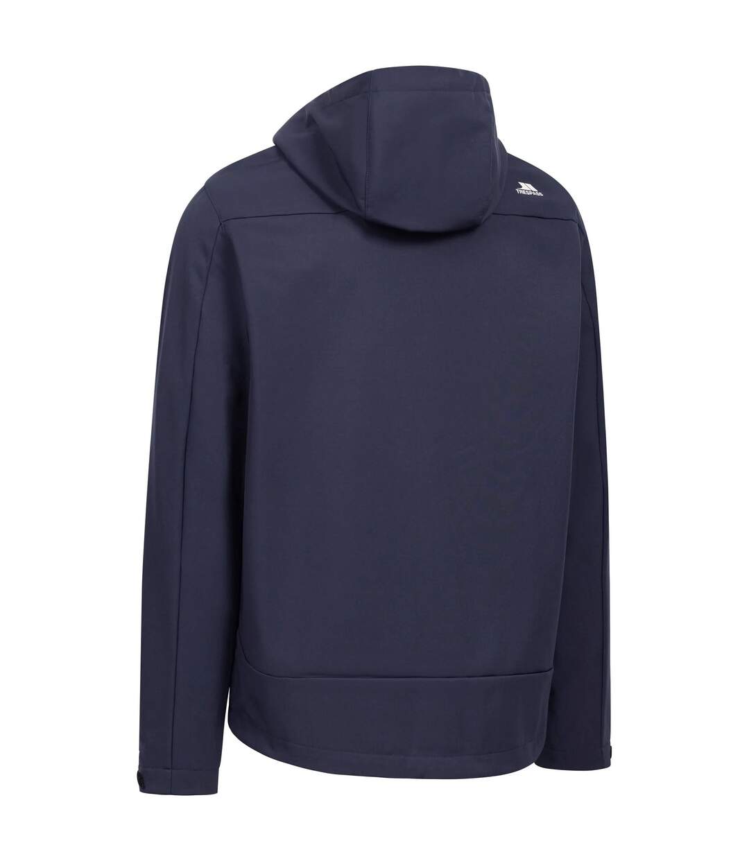 Veste Softshell Imperméable À Capuche Ajustable Motif/style Détail Contrasté Willsons Homme Anthracite Trespass-3
