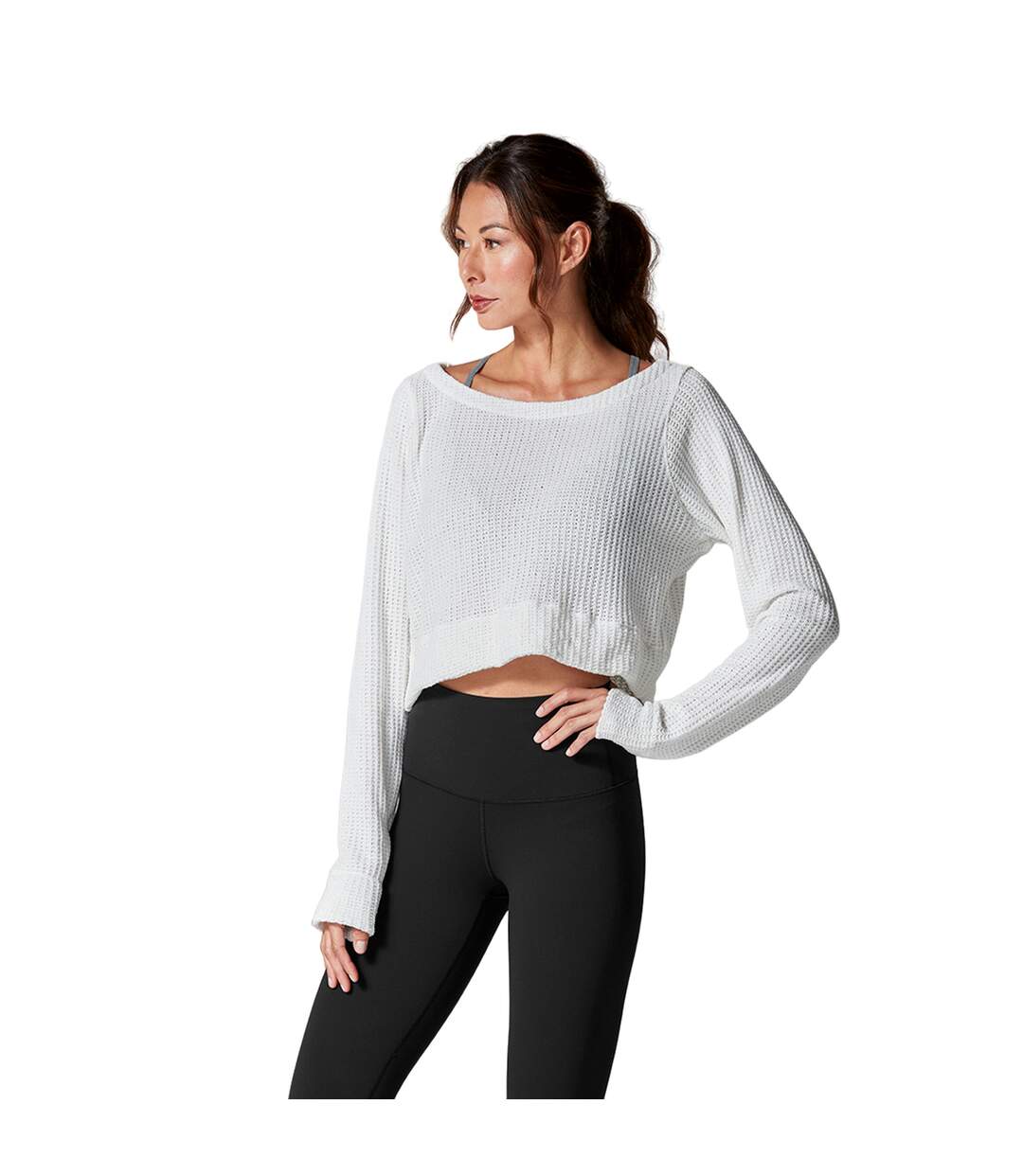 Sweat warm up femme blanc Tavi Noir