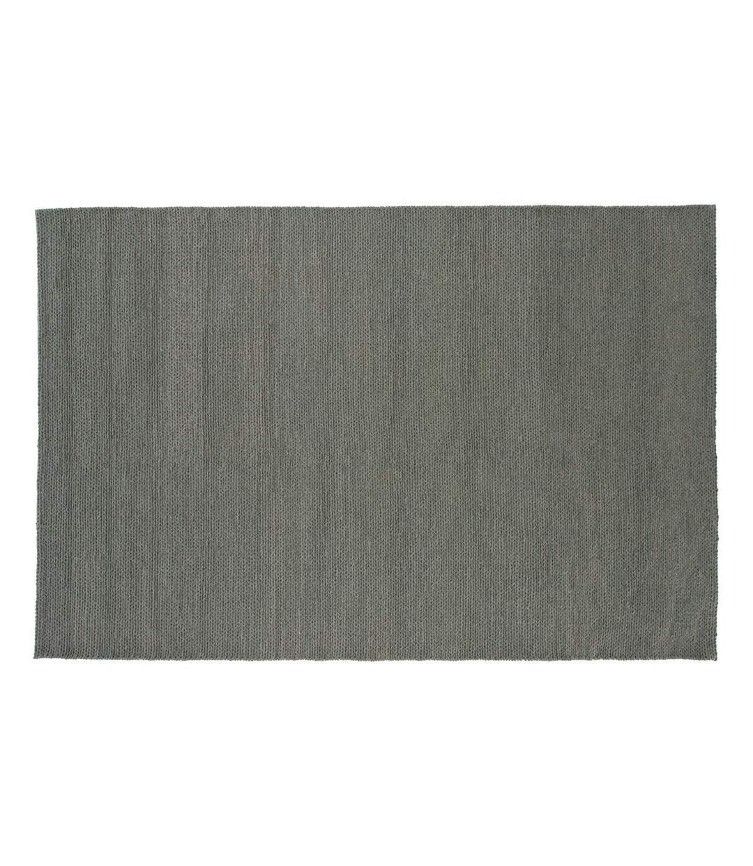 Tapis Tressé en Laine Marta 250x350cm Vert-1