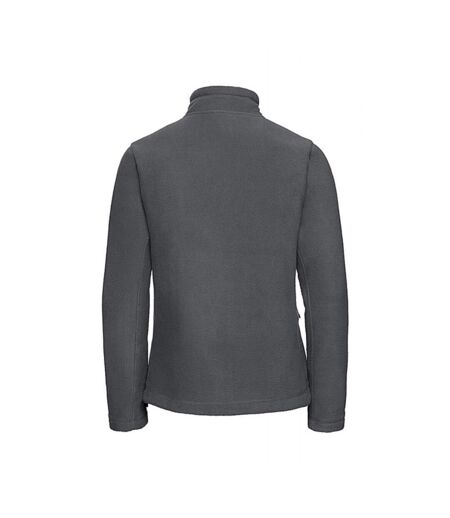 Russell Colours Ladies Full Zip Outdoor Fleece Jacket Veste Polaire D'extérieur À Fermeture Éclair Gris Jerzees Colours