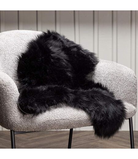 Tapis Imitation Fourrure Katy 60x90cm Noir