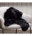 Tapis Imitation Fourrure Katy 60x90cm Noir-2