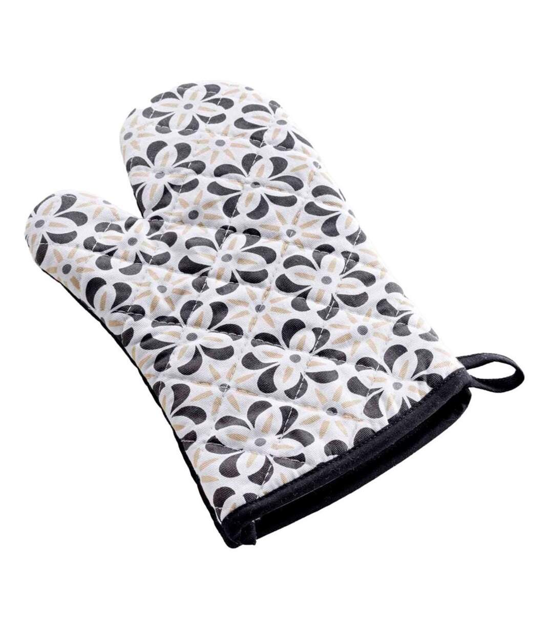 Gant de Cuisine en Coton Solaris 30cm Noir-1