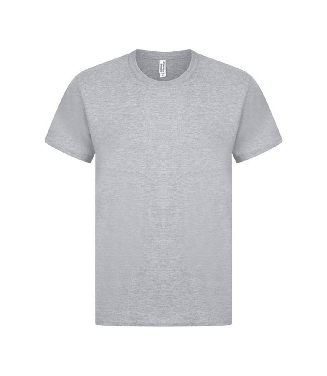 T-shirt manches courtes homme gris chiné Casual