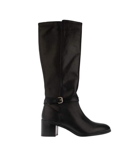 Bottes hauteur genoux trusti casual femme noir Dune London